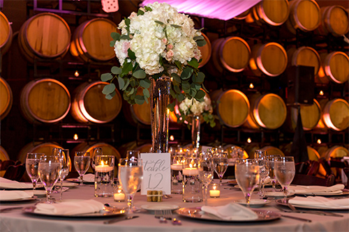 Barrel Room Wedding Photo